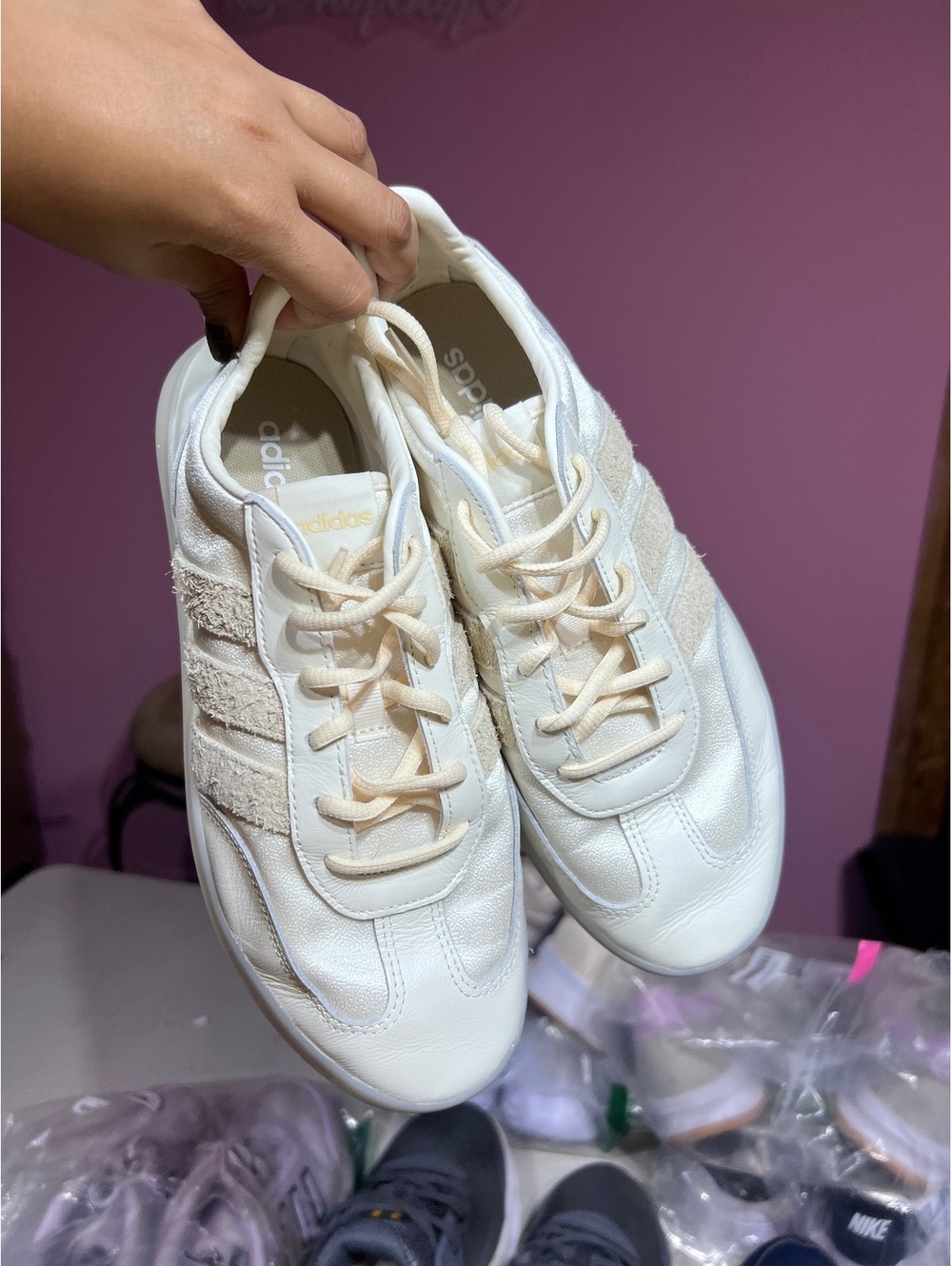 Adidas White Casual Sneakers Size 9 US